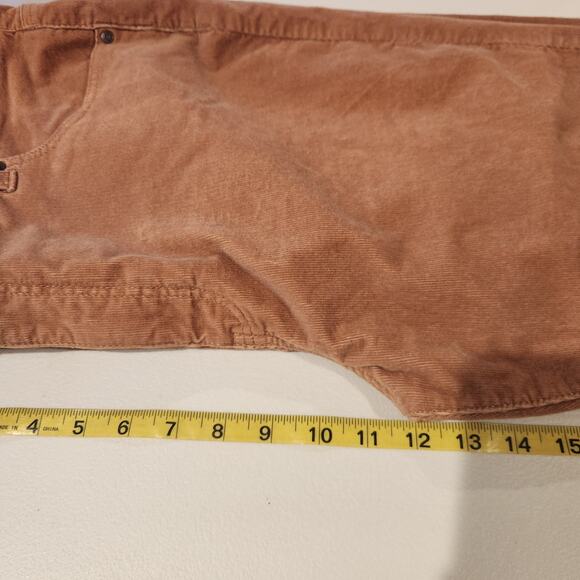 Talbots Womens Tan Corduroy Straight Leg Pants Size 16W Minimalist Academia - Picture 11 of 14